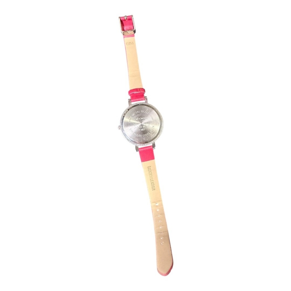 Festive FMD Christmas Tree Watch red Faux Leather Strap FMDCW002 Japan Movt - Picture 3 of 7